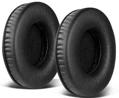 Set 2 bureti TXE pentru casti JBL Synchros S700 / S500 / Synchros E50BT / E50, Negru, Piele ecologica, spuma cu memorie foto