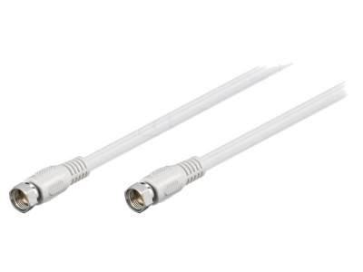 Cablu coaxial 75&amp;Omega; 10m alb foto