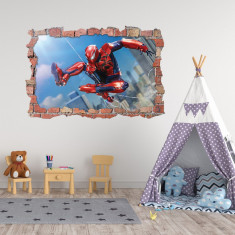 Sticker 3D perete, 60x90cm, Spiderman foto