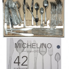 Set complet 42 tacamuri de bucatarie din otel inoxidabil - Michelino