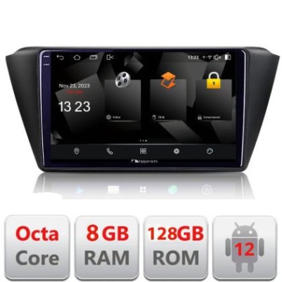 Navigatie Skoda Fabia 2015- 5960Pro-541 Android Octa Core Qualcomm 2K Qled 8+128 DTS DSP 360 4G Optical CarStore Technology foto