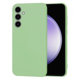 Husa silicon Samsung Galaxy S23 FE Techsuit SoftFlex, verde deschis