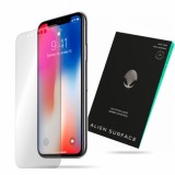 Folie Protectie Ecran Alien Surface HD iPhone X + Microfibra Cadou - Protectie Zgarieturi, Transparenta, Montare Facila, Garantie pe Viata