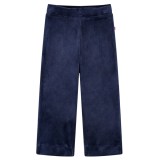 Cumpara ieftin Pantaloni de copii din catifea, albastru &icirc;nchis, 104