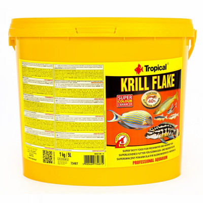 KRILL FLAKE Tropical Fish, 5L/ 1KG AnimaPet MegaFood foto