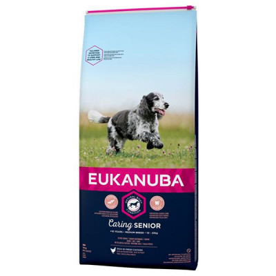 Eukanuba Caring Senior Medium Breed 15 kg foto
