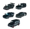 Set 5 masinute metalice Majorette Black Edition 1/64, 1:64