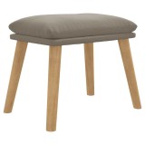 Cumpara ieftin Taburet, gri deschis, 45x29,5x35 cm, catifea