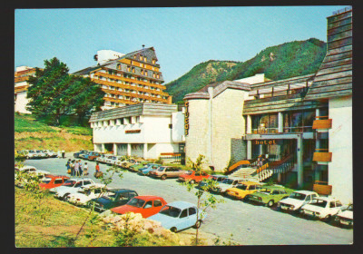 CPIB 21485 - CARTE POSTALA - POIANA BRASOV. HOTELURILE CIUCAS SI ALPIN foto