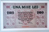 Bancnota Romania 1000 Lei 1917 UNC. Bancnote Romanesti Vechi Colectionari. Numismatica