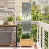 VidaXL Ecran de intimitate pentru grădină Argintiu 32 x 140 cm 876208