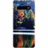 Husa silicon pentru Samsung Galaxy S10, Lake Minnewaska Autumn