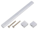 Manetă Aluminiu Naturală 30.5mm 180mm 15.5mm