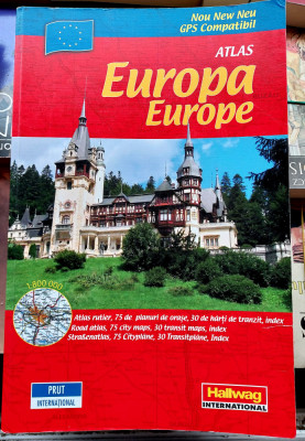 Atlas rutier Europa foto