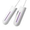 Dispozitiv electric de uscare rapida, pentru pantofi, pentru neutralizarea mirosurilor, din ABS, alb
