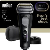 Aparat electric de ras Braun Seria 9 PRO+ 9610S, Lame de precizie Ultra-Subtiri 5+1, Pro Sensoadapt, Autonomie pana la 60 de minute, Suport de incarca