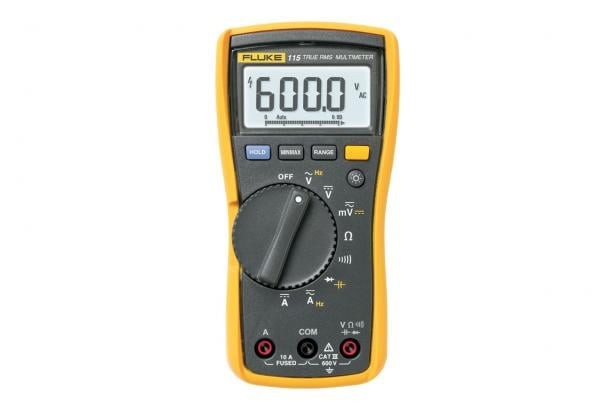 multimetru digital, FLUKE, FLK-115, 0.1...600mV-0.6kV, 1mA...6A-