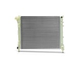 Radiator Fiat 500, Panda; Ford Ka, motor: 0.9 TwinAir Turbo, 1.3 MultiJet, 1.4, iesire - conector rapid, 480x392x16, OEM/OES, Aluminiu/ Plastic