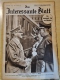 revista nazista austria 6 octombrie 1938-foto adolf hitler,mussolini,h. goring