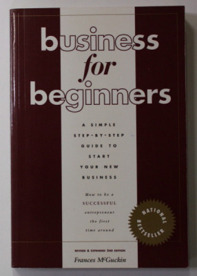BUSINESS FOR BEGINNERS by FRANCES McGUCKIN , 1998 foto