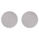 Cumpara ieftin Set 2 perne pentru scaun din pasla Home Creation, diametru 35 cm, gri