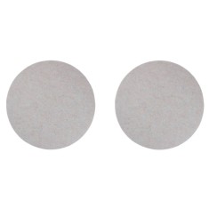 Set 2 perne pentru scaun din pasla Home Creation, diametru 35 cm, gri