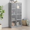 VidaXL Dulap &icirc;nalt cu uși, gri sonoma, 68x37x142 cm, lemn compozit 3295862