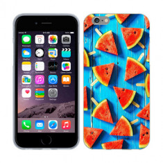 Husa iPhone 6/6S Silicon Gel Tpu Model Ice Cream Watermelon foto