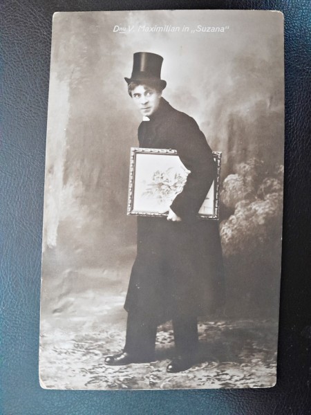 Carte postala, V. Maximilian in Suzana, inceput de secol XX