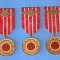 LOT 3 MEDALII &quot;A 50-A ANIVERSARE A PARTIDULUI COMUNIST ROMAN&quot;