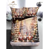Cumpara ieftin Lenjerie de pat 1 Persoana - Model de Craciun - SPR404003