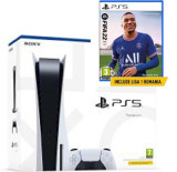 Consola Sony PlayStation 5 cu Disc + joc FIFA 22