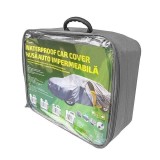 Cumpara ieftin Prelata Auto 3 Straturi RoGroup Gri, Impermeabila, Anti-UV, Fiat Panda, 430x160x120 cm, Husa Exterior cu Elastic si Fermoar