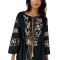 Bluza tip ie dama R24, negru/auriu , marimea 2XL