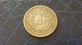 Romania -1 Leu 1869-Replica dupa 1 leu 1869