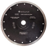 Disc diamantat turbo subtire, placi ceramice, taiere umeda si uscata, 250 mm/25.4 mm, Richmann Exclusive GartenVIP DiyLine