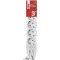 Prelungitor electric 3m 5x Schuko alb P0523R EMOS 3680W conductor cupru 1.5mm2