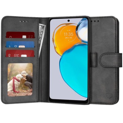 Husa pentru Motorola Moto E22s - Techsuit Diary Book - Black foto