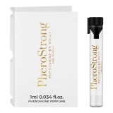 Mostră parfum cu feromoni PHEROSTRONG By Night For Women, pentru femei, note de pere, piper roz și iasomie, 1 ml
