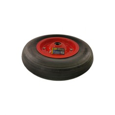 Roata roaba 14&quot; x 3.5 - 7, ax d20 x 71 mm, semisolida, rulment, DSH 411991