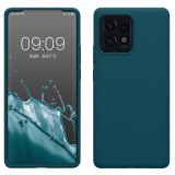 Husa Kwmobile pentru Motorola Edge 40 Pro/Edge Plus (2023), Verde, Silicon, KWM0000190S006C, Carcasa