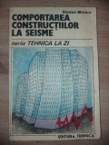 Comportarea constructiilor la seisme- Simion Moraru