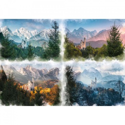 Puzzle Castel In 4 Anotimpuri, 18000 Piese foto