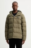 adidas geacă de puf Helionic culoarea verde, de iarnă, JX0580