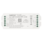 Controller LED MiBoxer PW2, 2-in-1 monocolor dual-white, 20A, 12-48V, WiFi + 2.4GHz, Tuya, alb