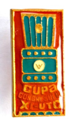 INSIGNA CUPA CONGRESULUI XI UTC UTM PCR foto