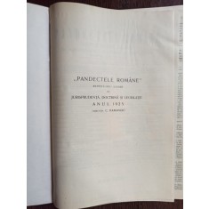 C. Hamangiu - Pandectele Romane: Jurisprudenta, Doctrina si Legislatie 1925