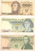 SV * Polonia LOT 500 - 1000 - 5000 ZLOTYCH / ZLOTI 1982 +/- F