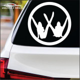 Girls Love Volkswagen - Stickere Auto