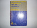 The Concise Oxford Dictionary Of English Literature - Dorothy Eagle ,551223